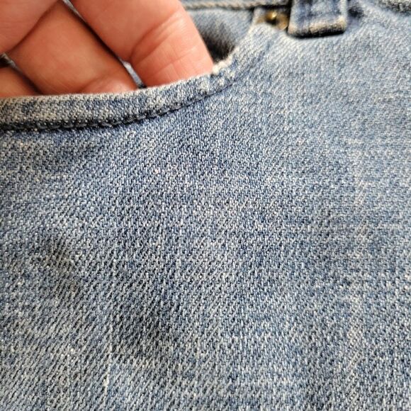 EC J.CREW STRETCH DENIM MINI SKIRT SZ.6 - Picture 4 of 5